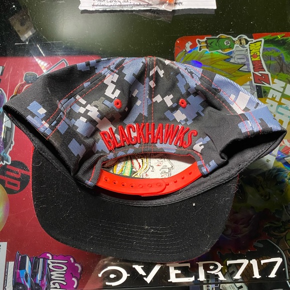 Digi digital camo camouflage Chicago blackhawks nfl SnapBack hat - Picture 4 of 4